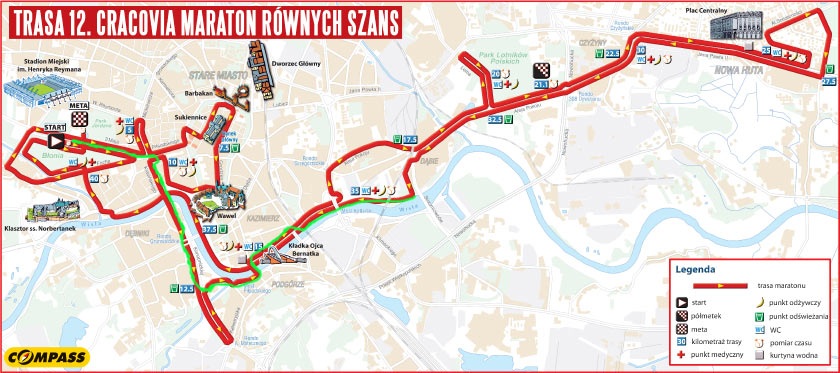 Marathonstrecke